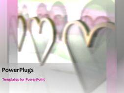 PowerPoint Template - Wedding hearts concept